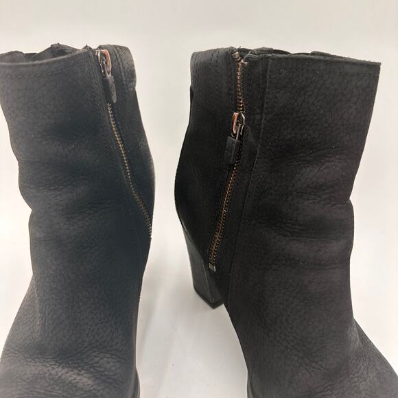 Timberland Black Earthkeepers Stratham Suede Leather Booties Size 9 - Picture 7 of 10